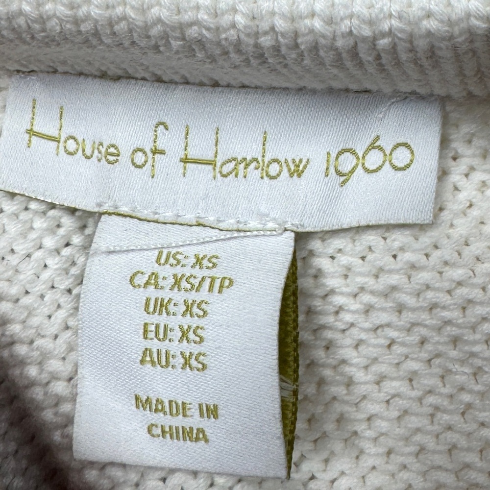 Anthropologie House of Harlow Crochet 100% Cotton Boho Midi Off White Skirt XS - Picture 15 of 16